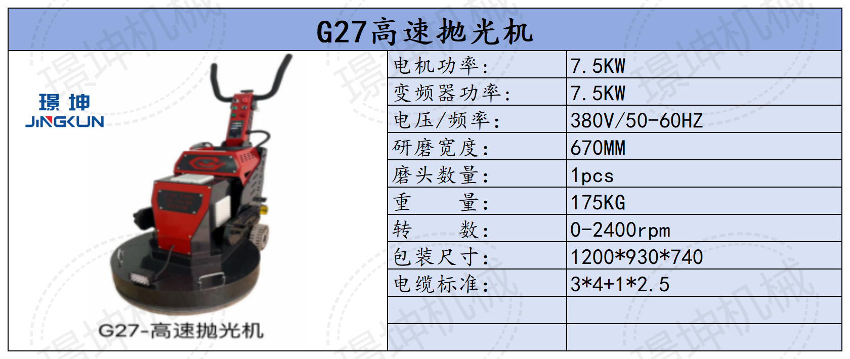G27高速抛光机
