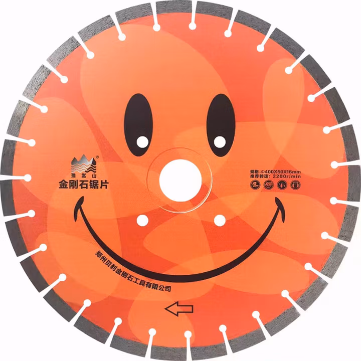 郑州贝利马路片笑脸350-400创新加强保护齿混凝土鹅卵石 400笑脸级锋利