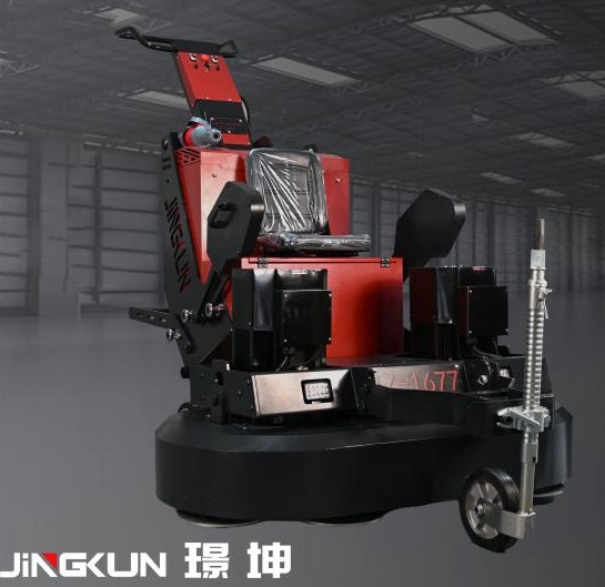 璟坤地坪研磨机圆盘机遥控款12头研磨机打磨机固化环氧水磨石机器 AZ-1677遥控地2个18.5千瓦